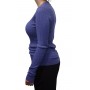 Pull tresse femme col rond