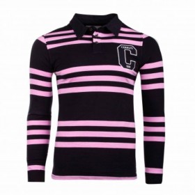 Polo manches longues rayures CERRUTI 1881 Polo manches longues rayures