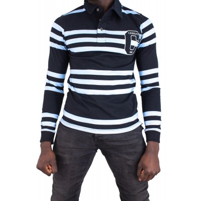 Long sleeve polo stripes