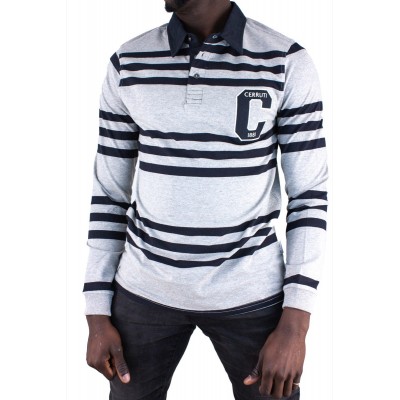 Long sleeve polo stripes