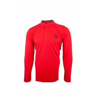 Polo manches longues uni