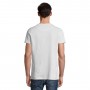 T-shirt curto do logotipo dos homens da luva