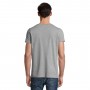 T-shirt curto do logotipo dos homens da luva