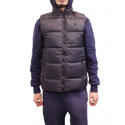 Reißverschluss ärmellose Jacke