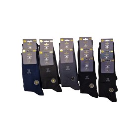 Conjunto de 12 pares de meias de fio da Escócia
