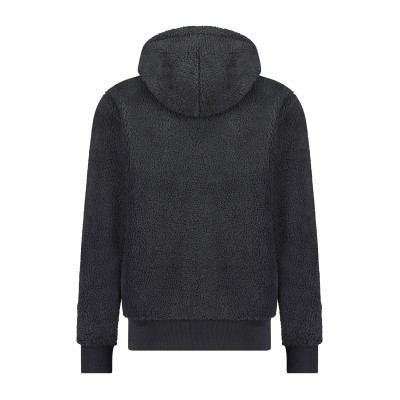 Fleece-Sweatshirt mit Kapuze