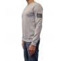 Sweatshirt round neck shoulder logo