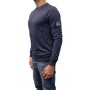 Sweatshirt round neck shoulder logo