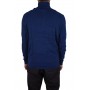 10258 Pull half ZIP Bleu marine dos