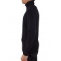 10258 Pull half ZIP Noir profil