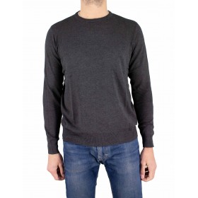 Pull col rond 07968 Anthracite Face