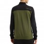 Sudadera con cremallera con capucha de dos tonos