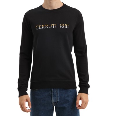 Gold- / Silber-Druck-Rundhals-Sweatshirt