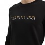 Rundhalssweatshirt mit Gold/Silber-Print