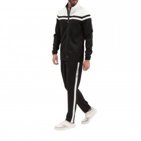 Ensemble de survêtement bicolore survetement cerruti miccino noir