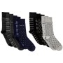 Pack de 10 paires de chaussettes de ville fantaisie