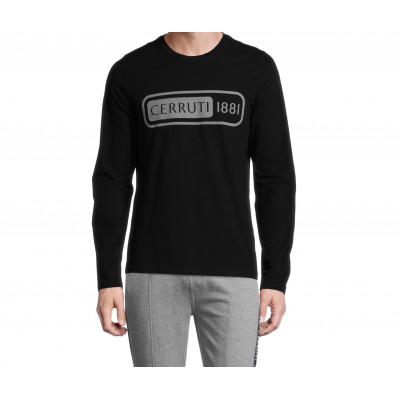 T-shirt manches longues CERRUTI calvados noir