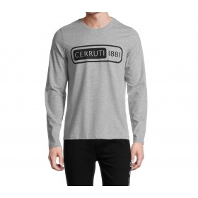 T-shirt manches longues CERRUTI calvados gris