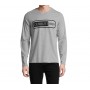 T-shirt manches longues CERRUTI calvados gris