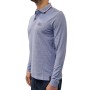 Polo de manga larga Chiné