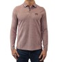 Polo de manga larga Chiné