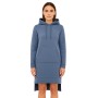 Uni mulher com capuz vestido de suor