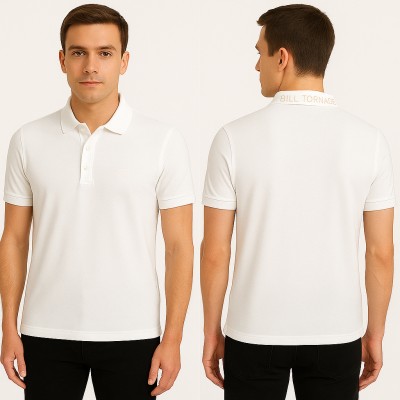 Mangas curtas polo piqué logo col