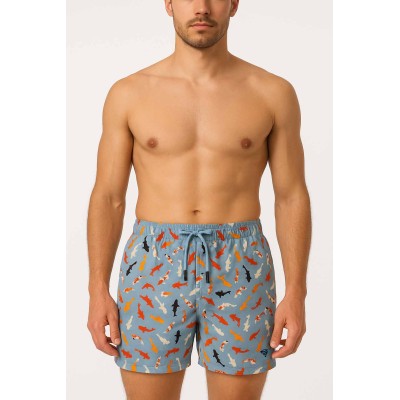 Shorts de banho de impressão