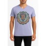 T-shirt manches courtes col V dessin imprimé