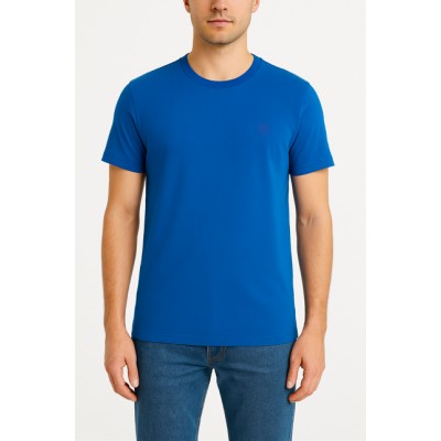 T-shirt manches courtes col rond logo transparent