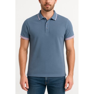 copy of Einfarbiges Kurzarm-Poloshirt