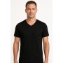 T-shirt manches courtes col V logo transparent