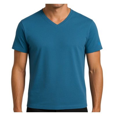 T-shirt de manga curta Logotipo transparente