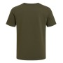 Camiseta de manga corta con cuello en V, logo transparente