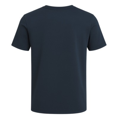 Camiseta de manga corta con cuello en V, logo transparente