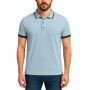 Polo de manga corta enumerada