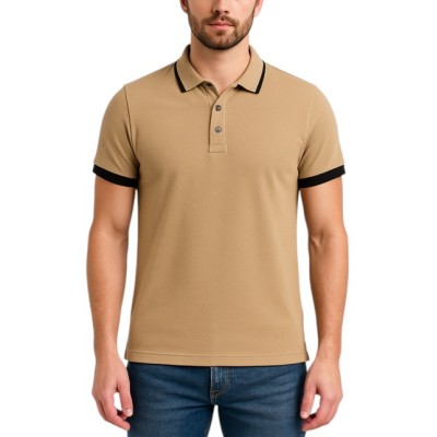 copy of Einfarbiges Kurzarm-Poloshirt