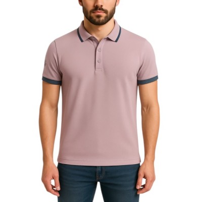 copy of Einfarbiges Kurzarm-Poloshirt