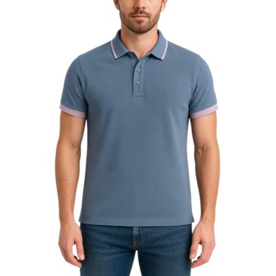 Polo de manga corta enumerada