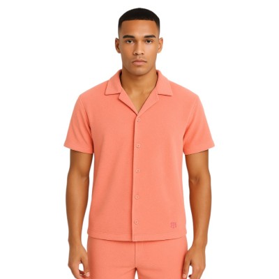 Camisa de manga curta de esponja