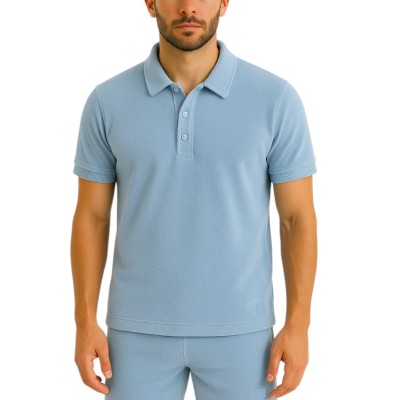 polo manches courtes éponge