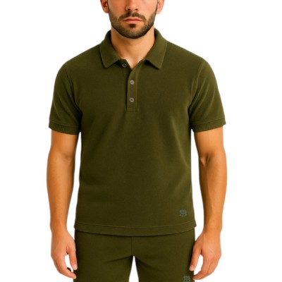 polo manches courtes éponge