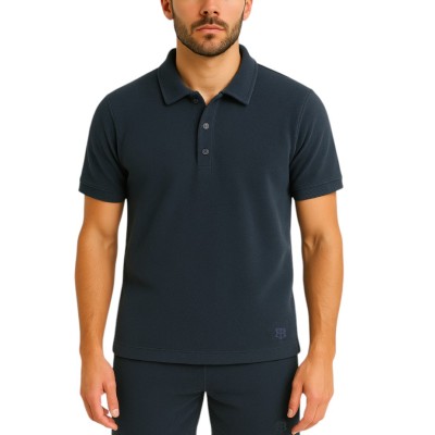polo manches courtes éponge