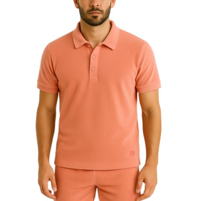 polo manches courtes éponge