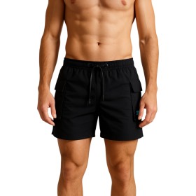 Shorts de banho de carga simples