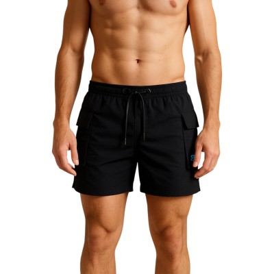 Plain cargo bath shorts