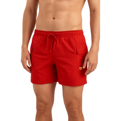 Shorts de banho de carga simples