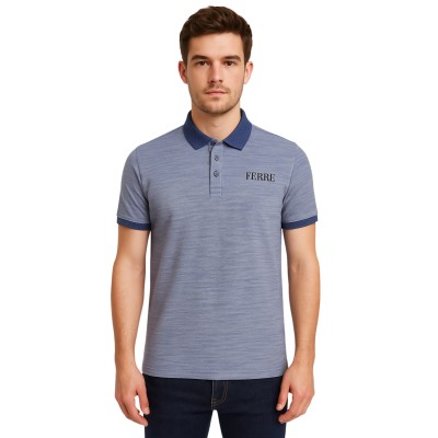 polo GIANFRANCO FERRE bleu foncé