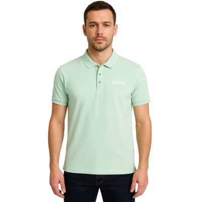 polo ferre vert claire