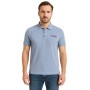 polo ferre bleu claire